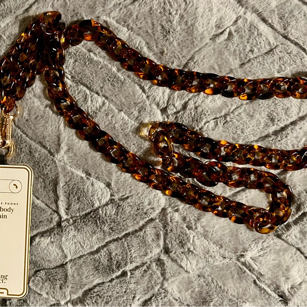 Brown Phone Chain Holster NEW